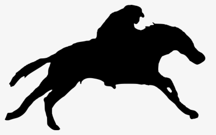 Silhouette Man On Horse, HD Png Download, Free Download