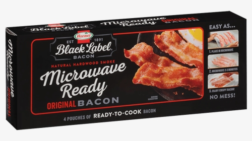 Black Label Microwave Ready Bacon, HD Png Download, Free Download