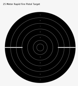 Transparent Target Bullseye Png - Duelling Target Issf, Png Download, Free Download