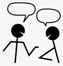 Two People Talking Clipart - Transparent Talking Clipart, HD Png Download, Free Download