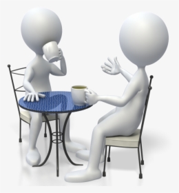 Conversation Clipart Two Person - Two People Talking Animation, HD Png Download, Free Download