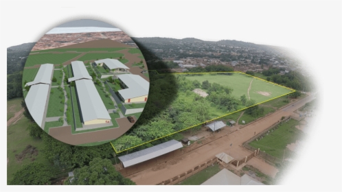 Ecwa School Of Nursing Future Site - Aerial Photography, HD Png Download, Free Download