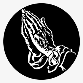 Apollo Designs "praying Hands - Black And White Praying Hands, HD Png Download, Free Download