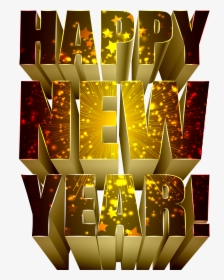 Happy New Year Text Png, Transparent Png, Free Download