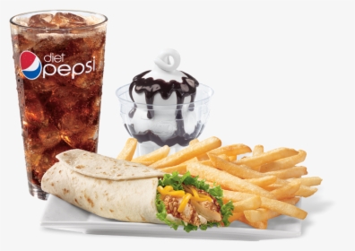 Dairy Queen Chicken Wrap Meal, HD Png Download, Free Download