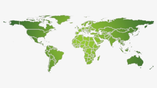 World Map Png Green, Transparent Png, Free Download