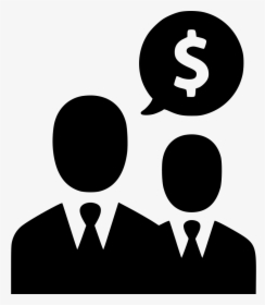 Dollar Businessmen Salesmen Income Negotiations Business - Business Partner Icon Png, Transparent Png, Free Download