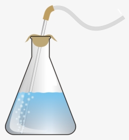 Erlenmeyer Flask Laboratory Flasks - Conical Flask With Tube, HD Png Download, Free Download
