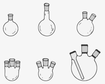 Transparent Lab Equipment Clipart - Chemistry Round Bottom Flask, HD Png Download, Free Download