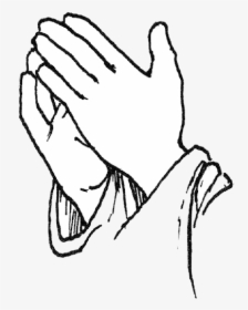 Praying Hands Photos Of Template Prayer Clip Clipart - Sketch, HD Png Download, Free Download