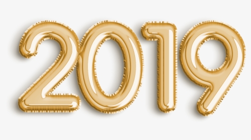 Happy New Year Gold Png - Gold Transparent Happy New Year 2019 Png, Png Download, Free Download