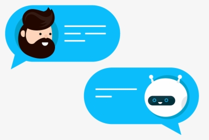Transparent Conversation Between Two People Clipart - Chatbot Hr, HD Png Download, Free Download