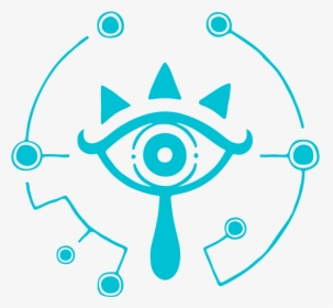 Botw Blue Sheikah Eye Symbol - Legend Of Zelda Simbolos, HD Png Download, Free Download