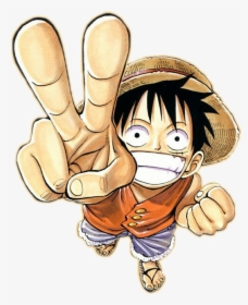 Transparent One Finger Clipart - Luffy One Piece Transparent, HD Png Download, Free Download