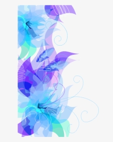 Transparent Decoration Decorative Graphic Free Download - Purple And Blue Border, HD Png Download, Free Download