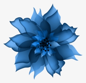 Blue Flower Png - Blue Flower No Background, Transparent Png, Free Download