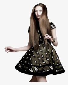 Girl In Dress Png, Transparent Png, Free Download