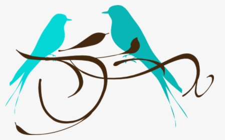 Free Png Download Teal Love Birds Png Images Background - Fall Birds Clip Art, Transparent Png, Free Download