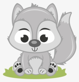 Cute Wolf Clipart Png - Cute Wolf Clipart, Transparent Png, Free Download