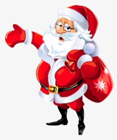Mr Clipart Mrs Santa Claus - Merry Christmas Santa Png, Transparent Png, Free Download