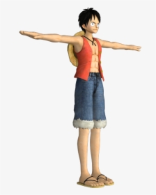 One Piece Luffy Png - Standing, Transparent Png, Free Download