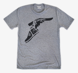 Goodyear Wingfoot T-shirt - Gray Blank Tee, HD Png Download, Free Download