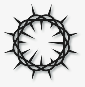 Crown Of Thorns Design , Transparent Cartoons - Vector Graphics, HD Png Download, Free Download