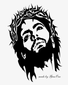 Tribal Crown Of Thorns Images - Jesus Sticker, HD Png Download, Free Download