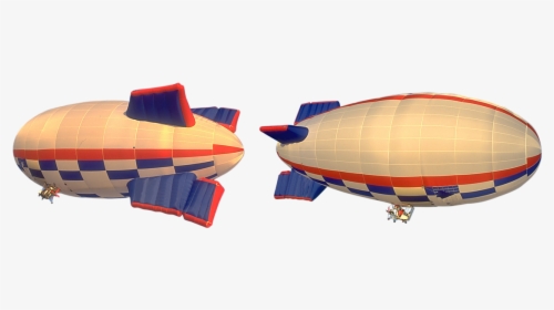 The Airship, Zeppelin, Aviation - Pesawat Balon Udara Png, Transparent Png, Free Download