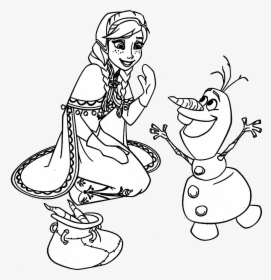 Colouring Pictures Of Cute Disney Frozen, HD Png Download, Free Download