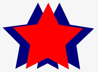 Red White And Blue Stars Clipart - Red And Blue Stars Clipart, HD Png Download, Free Download