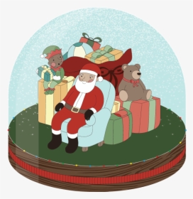 Santa Session - Illustration, HD Png Download, Free Download