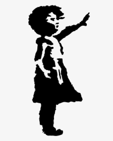 African Drawing Shadow Huge Freebie Download For Powerpoint - Childhood Social Media, HD Png Download, Free Download