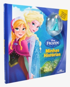 Livro Frozen Minhas Histórias - Elsa And Anna Holding Hands, HD Png Download, Free Download