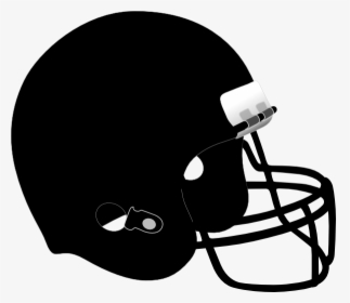 Black Football Helmet Png- - Football Helmet Clipart Black, Transparent Png, Free Download