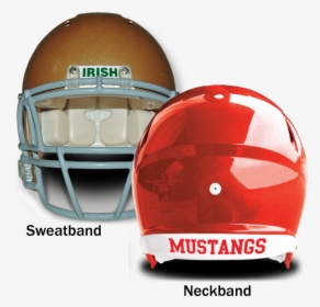 Transparent Ny Giants Helmet Png - Football Helmet Neckband Decals, Png Download, Free Download