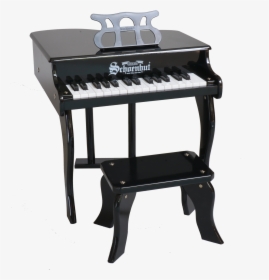 Schoenhut Fancy Baby Grand Piano 30-key Black - Red Schoenhut Baby Piano, HD Png Download, Free Download