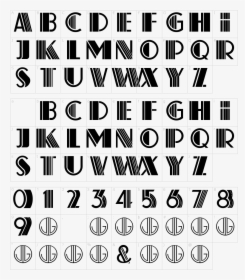 Deco Font, HD Png Download, Free Download