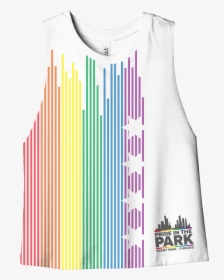 Pride In The Park Pinstripe Crop Tank Image - Active Tank, HD Png Download, Free Download