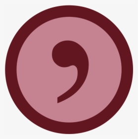 An Icon Showing An Apostrophe - Circle, HD Png Download, Free Download