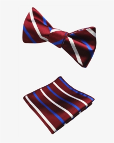 Red, White,blue Bow Tie And Pocket Square - Flag, HD Png Download, Free Download