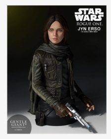Gentle Giant Jyn Erso Mini Bust, HD Png Download, Free Download