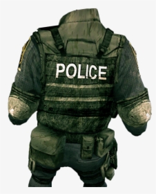 Dead Rising Swat Outfit 2 Back - Soldier Back Png, Transparent Png, Free Download