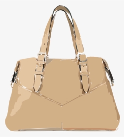 Handbag Leather Tan Tote Bag - Beige Purse Transparent Png, Png Download, Free Download
