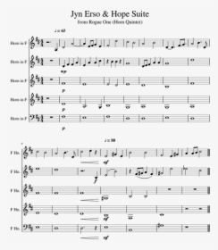 Jyn Erso And Hope Suite Sheet Music, HD Png Download, Free Download