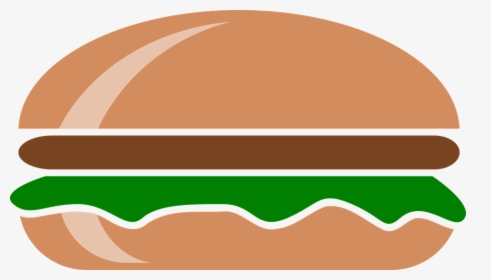 Hamburger, Fast-food, A Sandwich, Eating, Food, Eat - Logo Hamburger Dessin, HD Png Download, Free Download