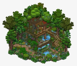 Jungle Treehouse By Cutiezor Minecraft House Plans, - Minecraft Jungle Themed House, HD Png Download, Free Download
