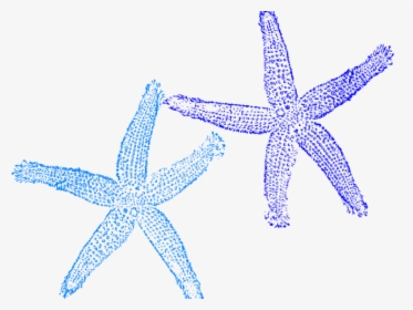 Starfish Clipart Blue Starfish - Blue Starfish Clip Art, HD Png Download, Free Download