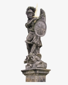 Statue Archangel Michael Free Photo - Archangel Michael Stone Statue, HD Png Download, Free Download