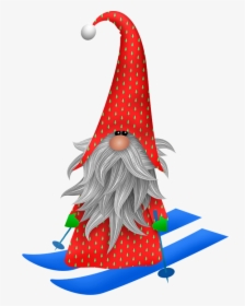 Scandia Gnome, Christmas Skiing, Gnome Skiing, Window, HD Png Download, Free Download